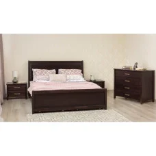 Bed "City" PREMIUM with paneling and drawers